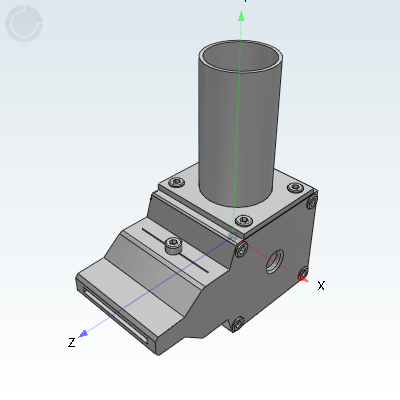 Special blower blade, economical, square, side installation