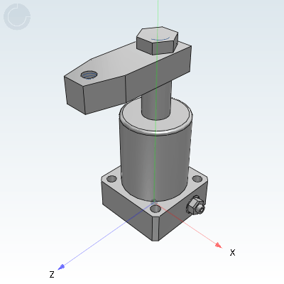 转角油缸 油路板附调速型
