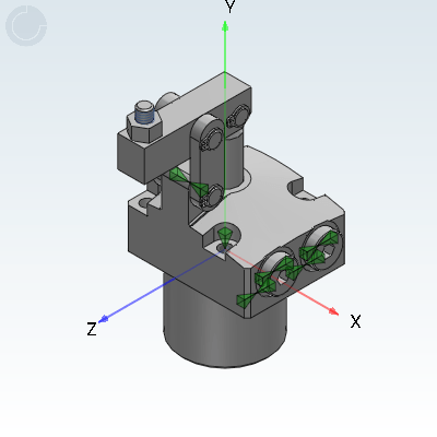 Hydraulic lever clamp