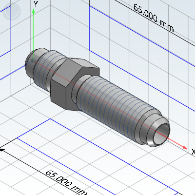 Plate type transition joint·direct head·metric thread