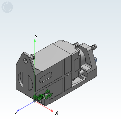 Pneumatic Scissors Body · Displacement Type · Adjustable blade opening type