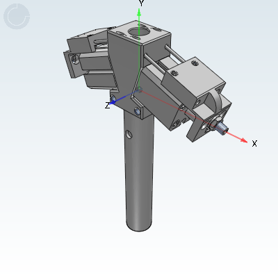 Manipulator end part, needle gripper