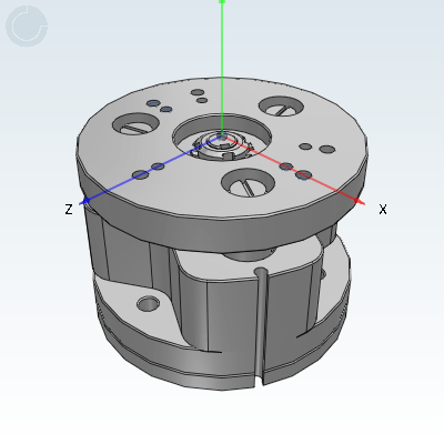 Special robotic arm precision compensation module