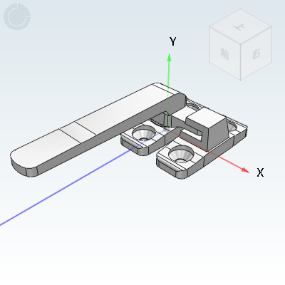 Rotating buckle for ordinary doors