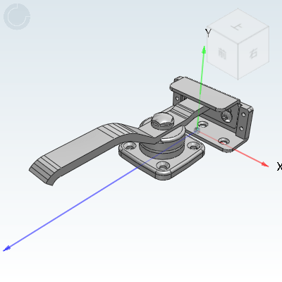Sealing Buckle For Heavy Doors,Double-Sided/Adjustable