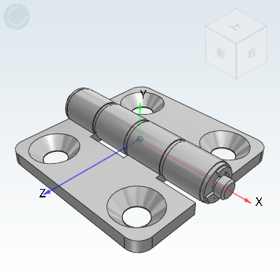 Butterfly hinge · Carbon fiber type