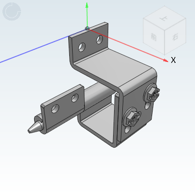 Carbon Steel Disc Shaped Hinge I-Shaped¡¤External Folding Type