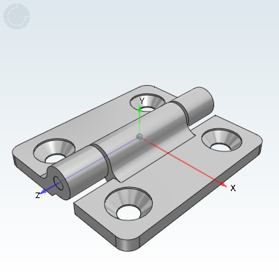 Flat torque butterfly hinge square damping type, arbitrary angle positioning type, cone hole type