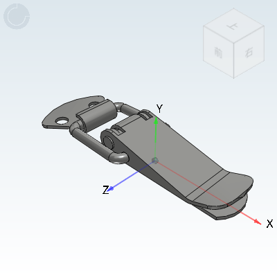 Standard buckle, light load type, flat mouth type