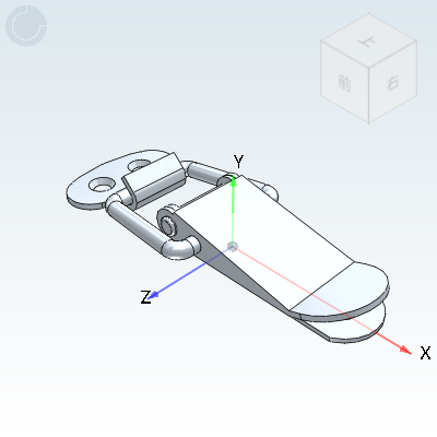 Standard buckle, light load type, flat mouth type