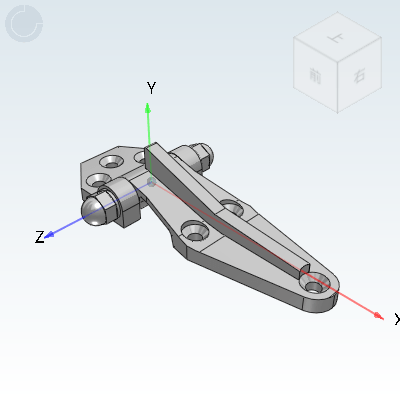 Stainless steel disc-shaped hinge for cold storage, long plate type, nut fixing/screw and mortise fixing