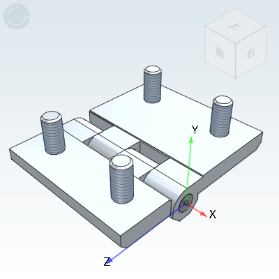 Zinc alloy butterfly hinge flat type eccentric rotary type symmetrical type
