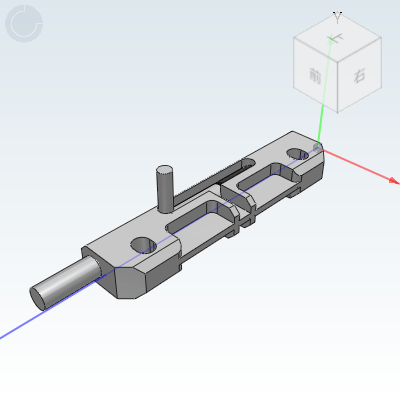 滑动式圆形插销·中程距离·带弹簧装置·左右区分型