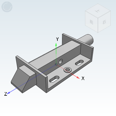 滑动式方形插销·中程距离·带弹簧装置