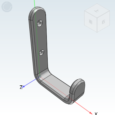 Medium load type hook lifting standard type