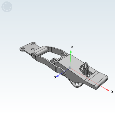 Standard buckle with anti loosening feature