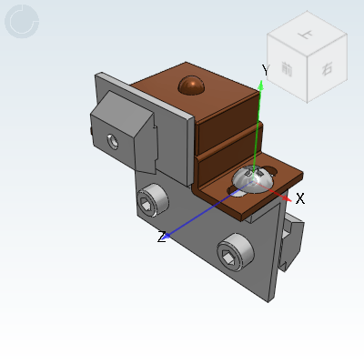 Magnetic buckle for profile installation with strong suction force on the side and dual magnetic cores