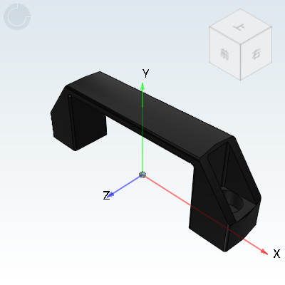 Anti-static type handle, exterior type, square handle