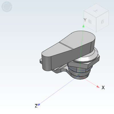Cylindrical lock/Drop-shaped lock head/Umbrella lock
