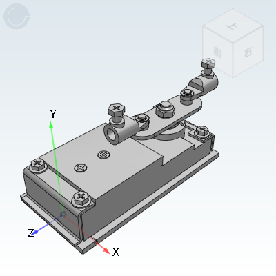 Panel lock small box built-in rotary handle/large box built-in rotary handle