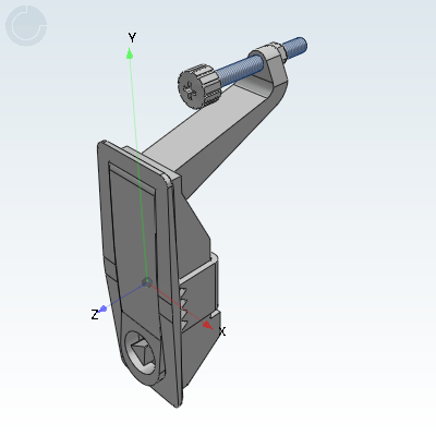 Compression lever flat lock · handle press type