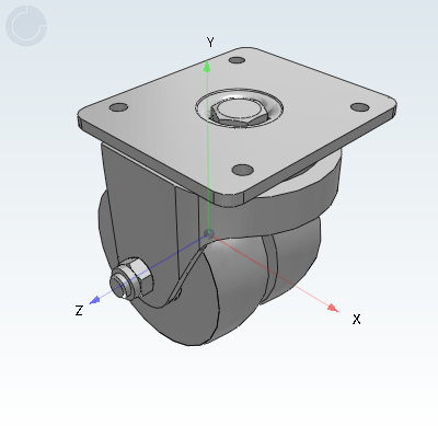 AGV assisted foot disorder (dual wheel) · Allowable load 600~2000kg · Flat bottom movable type