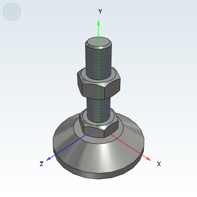 Economical foot cup · Heavy duty · Fixed adjustment · no positioning pass