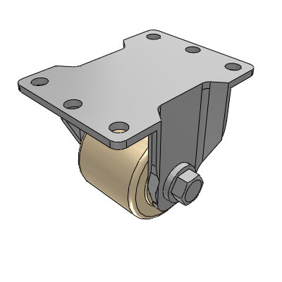 Low center of gravity casters · American bottom plate allowable load 400~700kg· Fixed type