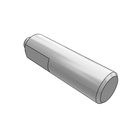 导向轴·一端外螺纹型 D公差f8 普通级·带扳手槽型