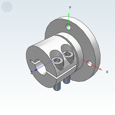 Medical opening flange type guide shaft support extension · mounting hole through hole