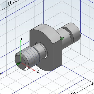 悬臂销·外螺纹安装·带挡圈槽型·标准型