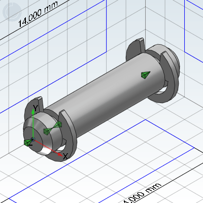 铰链销·直杆型·挡圈固定型