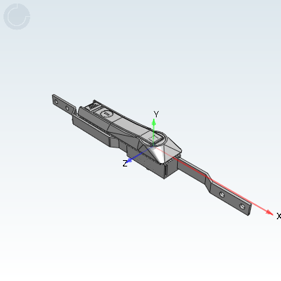 连杆锁 · 三点式 · 把手按压转动式
