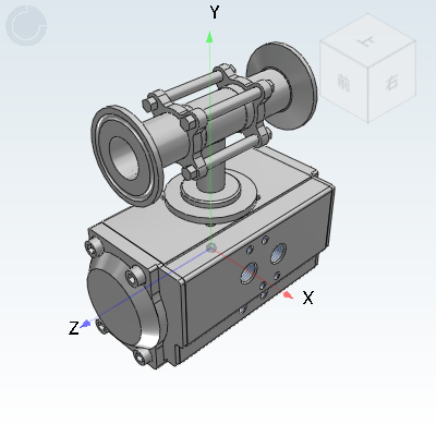 Yiheda 3D Electronic Gallery Three piece type Industrial Valves