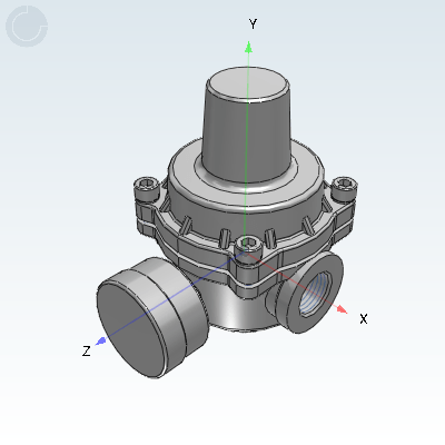 Yiheda 3D Electronic Gallery XMS26-DN15 Industrial Valves