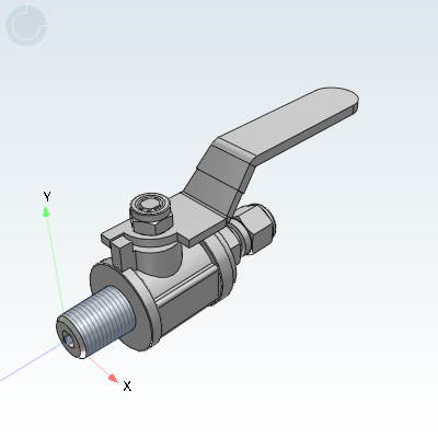 Yiheda 3D Electronic Gallery YHDV-QH-R-K-1-4 Industrial Valves