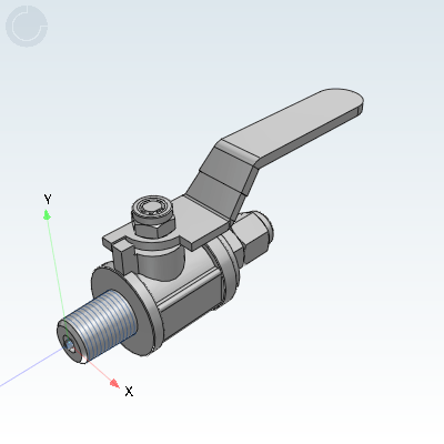 Yiheda 3D Electronic Gallery YHDV-QH-R-N-1-4 Industrial Valves
