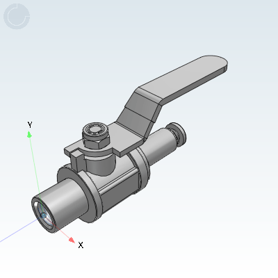 Yiheda 3D Electronic Gallery YHDV-QH-Z-D-1-4 Industrial Valves
