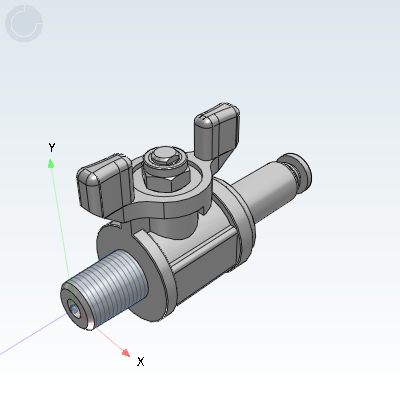 Yiheda 3D Electronic Gallery YHDV-QS-R-D-1-4 Industrial Valves