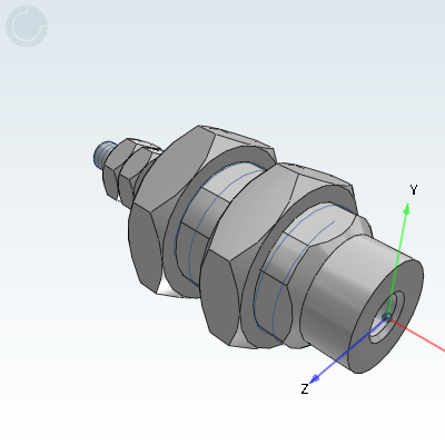 Needle type cylinder with a diameter of 4~15, single acting and spring compression type
