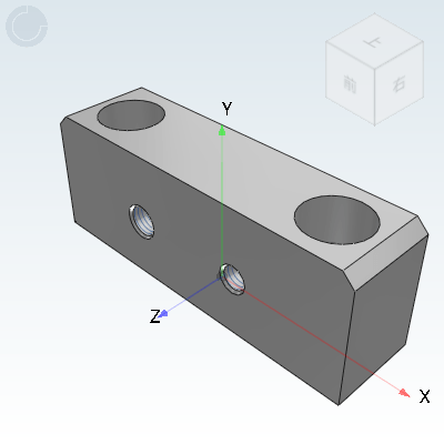Mounting base for shock absorber rectangular
