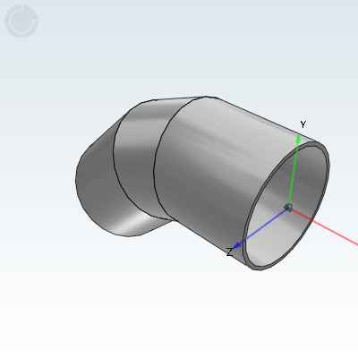 Dust removal duct accessories · pipe bend