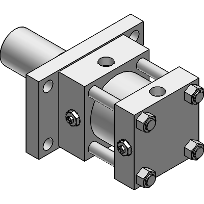 Rod Rectangular Flange