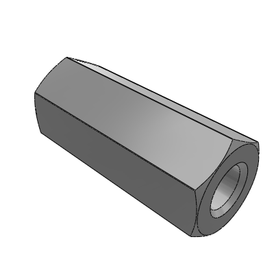 Full-length specified type raised nut