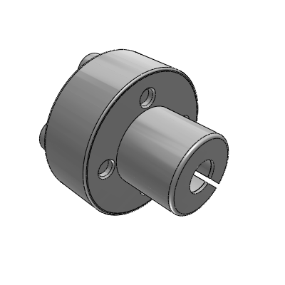 Keyless bushing, simple type, with centering function, bolt fastening