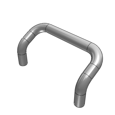 Angle handle, washerless type