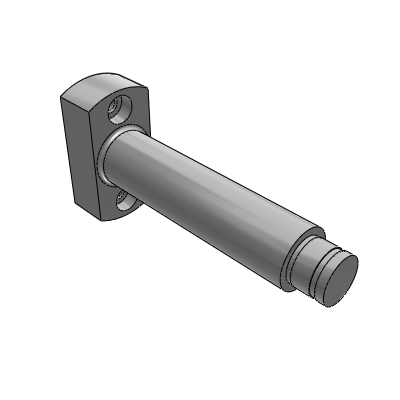 Cantilever pin, flange type, retaining ring type, simple type