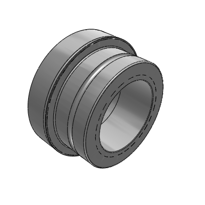 Thrust ball needle roller bearing with inner ring