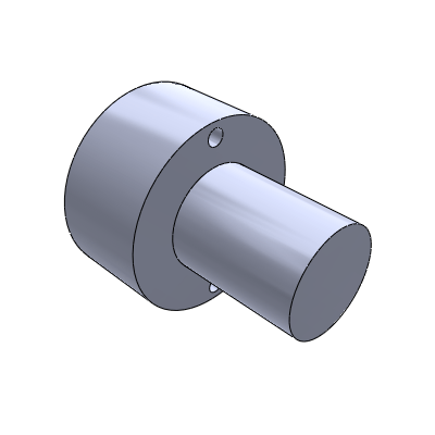 Ball roller, ball facing upward, round bolt type
