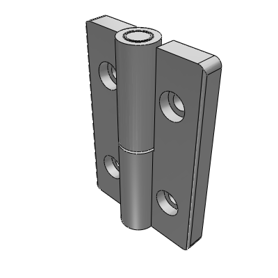 Aluminum alloy pull-out hinge, standard type